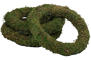 APAC Green Moss Wreath Making Ring x 23cm
