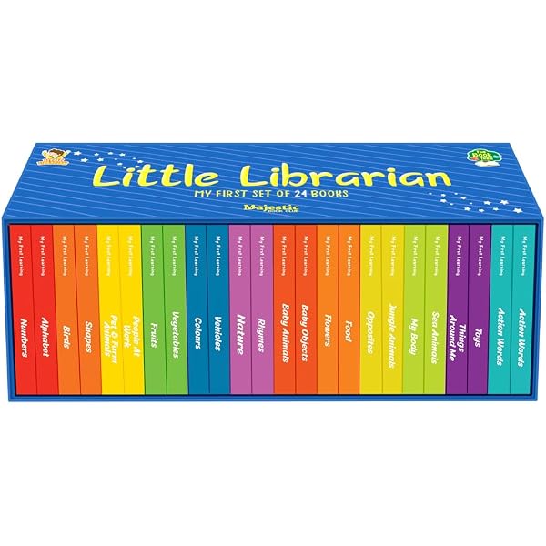 Buy My First Little Librarian: Boxset of 24 Best Board Books for