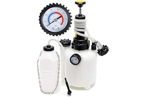 Fourward 3000MLPurgeur de Frein, Purgeur de Liquide de Frein Voiture, avec Adaptateur E20, Pression de Service de 10-30 PSI Outil de Moto Automobile européen approprié