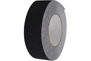 GUUZI 50mm*10meter Anti-Slip Traction Tejp, Grip Tejp för Trappor, 80 Grit, Bra Grepp och Friktion, Säkert Mönstersteg, Stark