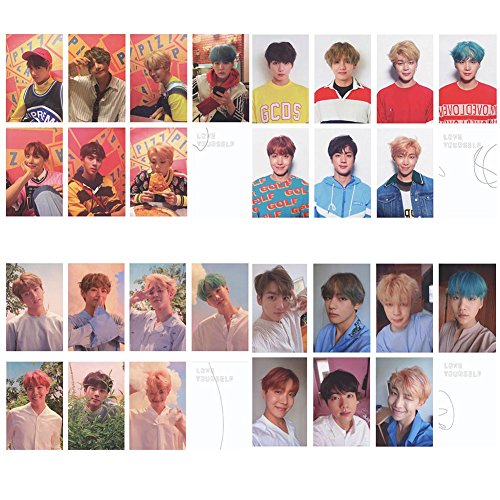 Loheag Clinor, 7 mini cartes du boys band BTS Bangtan Boys, cartes promotionnelles | Jungkook, Jimin, V, Suga, Jin, J-Hope, Rap Monster H05