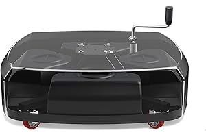 PURPLE LEAF Pied de Parasol sur Roulettes pour Parasol Déporté, Base Robuste et Durable, Restant Intempéries, Remplissage Eau et Sable, Capacité de Charge : 160 kg, 90 x 90 x 20 cm, Noir