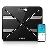 Bilancia Pesa Persona Digitale, Approvato dalla FDA, Homever Professionale Bluetooth Bilancia Pesapersone, Inteligente...
