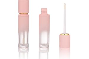 COSIDEA Lot de 30 tubes vides de gloss à lèvres rose dégradé de 8 ml avec applicateur pour flacons d'huile à lèvres en vrac