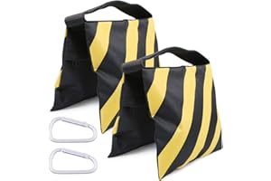 GELUODE Sandsäcke für Fotografie Video Ausrüstung, 2er Pack Fotografie Sandsack, leerer Sandsack für Fotografie-Lampenstativer, Lichtständer-Stativ