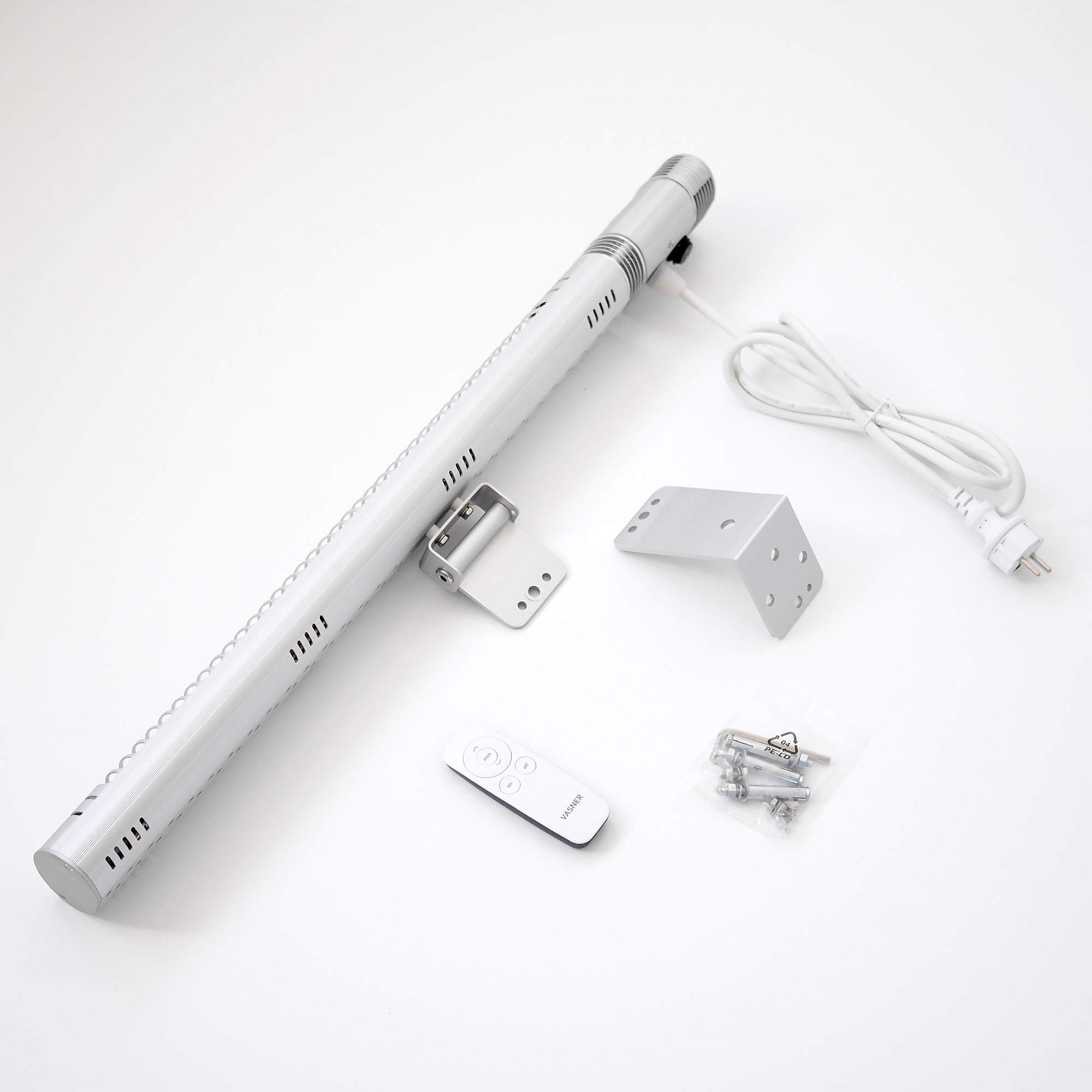 VASNER SlimLine X20 – Infrarotstrahler im Slim-Design 2000 Watt Outdoor Heizstrahler elektrischer Terrassenstrahler mit 5 Heizstufen & Fernbedienung ideal für Terrasse & Außenbereich (Silber) – Bild 8