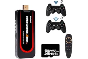 KINMRIS Super Console X STICK 256G Retro Game Console For 50000+ Games 4K HD TV Cable Box Portable Video Game Players Wirelsssx2