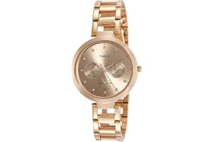 TIMEX Analog Watch for Women with Round Dial & Water Resistant Women's Wrist Watches