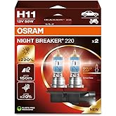 Osram Ampul H11 55W 12Vpgj1925X2Trqr2B Osram Night Breaker - 64211NB220-2HB