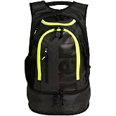 Arena Fastpack 3.0 Unisex Yetişkin Sırt &Ccedil;antası, Koyu Duman Rengi, NEON_Sarı, NS