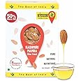 KisaanSay Kashmiri Mamra Almonds 1Kg (4 x 250g) | Unpolished Badaam Giri | High Oil Content | 100% Natural Crunchy Nuts & Dry Fruits | Fresh As Just Harvested | Rich in Protein, Fiber
