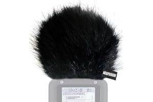 KEEPDRUM WS-BK Bonnette pour enregistreur numérique portable Zoom H5