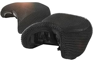 SIBEG Funda de Asiento Funda de Asiento de Motocicleta para BM&W R1200GS R 1200 GS LC R1250GS ADV Adventure GS 1250 1200, Funda de Asiento de Malla 3D Antideslizante
