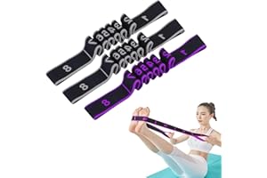 JCTRRJ 3 Stück Gymnastikband, Elastic Band Fitness, Yoga Band, Yoga Gurt, Stretchband, Dehnungsband, Trainingsbänder, Gymnastikbänder, Klimmzugband, Silikon Löffelablage