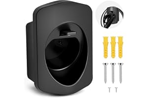 Adiwo Typ 2 Wandhalterung Ladekabel, Wallbox Ladekabel Typ 2 Wandhalterung, Type 2 Ladekabeln Steckerhalter, EV Ladegerät Halter für Type 2 Ladestation Kabel Ladegerät, Wallbox Zubehör, Mit Schnalle