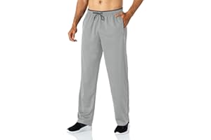 Butrends Męskie spodnie do biegania lekkie, szybkoschnące męskie spodnie z kieszeniami na suwak, spodnie treningowe z gumką w pasie, oddychające spodnie sportowe