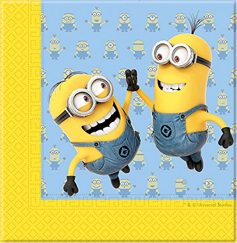 36-teiliges Party-Set Minions – Lovely Minions – Teller Becher Servietten für 8 Kinder - 4