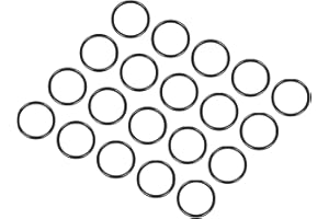 QUARKZMAN Nitrile Gomma O-Ring 10mm x 8mm x 1mm Guarnizioni di Tenuta Anelli Rubinetti Rotondo Guarnizione Rondella per Rubinetto Idraulica Riparazione Sigillatura Connessione, 20 Pezzi