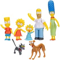 値下 23個セット The Simpsons 2006〜2009年頃 The Simpsons - Simpson Family Articulated Figures Set - 7