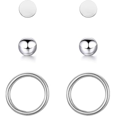 Brillantino, Cristallo Bianco, 4, 5 E 6 Mm, Acciaio Chirurgico - Set