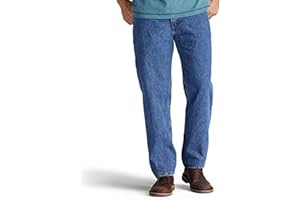 Lee Uniforms Męskie jeansy z luźnym dopasowaniem proste nogawki