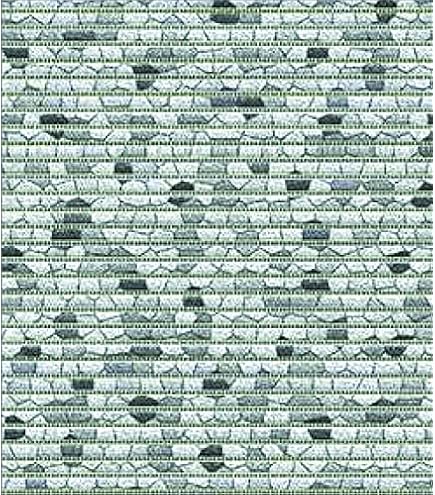 Friedola Sympa Nova Badematte – Weichschaum-Meterware, Rutschfest, 65 Cm Breit, Farbe Lagoon (marmorblau)