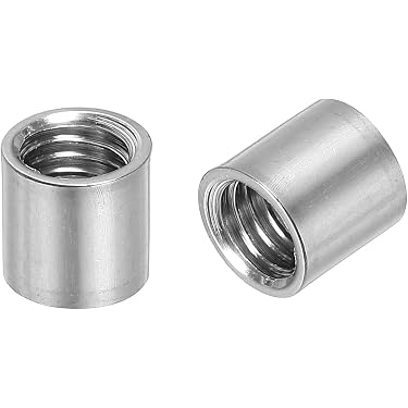 Hard-to-Find Fastener 3/8-16 Coupling Nuts – Stainless Steel, 4-Piece Pack