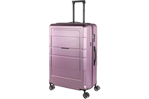 JASLEN - Lekkie duże walizki - Duża walizka z twardej skorupy ABS 75 cm - Lekkie duże walizki z zamkiem szyfrowym - Sztywna duża walizka na 4 kółkach - Lekka i wytrzymała, Fioletowy