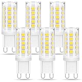 Fulighture G9 LED, G9 Led Lampen, Led Leuchtmittel G9,5W Ersetzt 40W Halogenlampen,kaltweiß 6000K,400 Lumen,360…