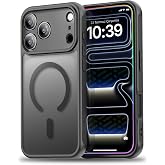 Minesk iPhone 17 Pro i&ccedil;in MagSafe ile Uyumlu MattCover Serisi Arkası Mat Polikarbonat Kenarları Silikon ve K&ouml;şeleri G&uuml;&ccedil;lendir