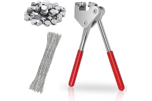 Plombertång och vattenmätare, stål, 165 mm, 80 förseglingstråd (10 mm) och 80 förseglingstråd (170 mm) för logistik