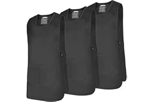 MISEMIYA - Pacchetto 3 unità - Grembiule Pulizia Uniforme di Lavoro Clinica Ospedale Pulizia Veterinario IGIENE OSPITALITÀ - Ref.868