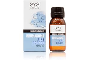 SYS Aromas Esencia Hidrosoluble Aire Fresco - Aroma Fresco y Mediterráneo - Fragancia Natural y Duradera para Humidificador y Difusor - Aromaterapia - Fabricado en España - 50 ml
