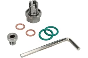 Aramox Kit de Reparación de Roscas de Cárter de Aceite Autorroscantes, Tapón de Drenaje de Piggyback de Gran Tamaño Kits de Reparación de Roscas de Cárter de Aceite Autorroscantes (M14.1-1.5x15mm)