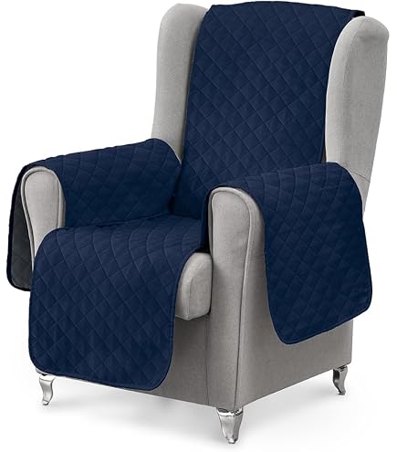 WJHDWYD Copripoltrona Relax Reclinabile Trapuntato Copridivano Reclinabile, Copertura Salvadivano per Poltrona Antiscivolo Antivegetativa per Protezione Divano con Fascia Elastica(Cachi,3 Posti