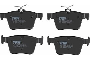 TRW GDB1957 Brake Pad Set of 4 for Volkswagen Golf VII (5G1, BQ1, BE1, BE2) 2012-2021 Rear Axle and other vehicles