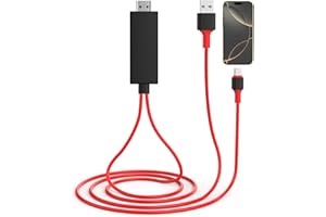 CREHAO USB C to HDMI Adapter for iPhone 16 to TV,[Apple MFi Certified] USB Type C Digital AV Adapter 1080P 4K Sync Screen Connector Cable for iPhone 16/16 Plus/16 Pro/16 Pro Max/15 to HDTV Projector Monitor