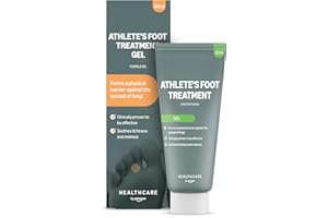 Healthcare by Amazon Gel para el tratamiento del pie de atleta, 60ml, (anteriormente Amazon Basic Care); el embalaje puede variar