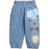 Hopscotch Boys Blue Animal Print Jeans