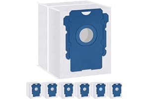 WAIKAS Bolsas de vacío, 2 Paquetes de Bolsas no Tejidas, compatibles con iRobot Roomba Bags i, s y j Series, Repuesto para iRobot Roomba i1+, i3+(3550), i4+, i6+, i7+, i7Plus, j7+(7550