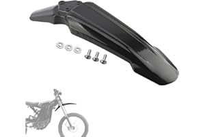 WRUIOY Electric Motorcycle Front Fenders for Sur Ron Sur-Ron Surron Light Bee S/X Electric Dirt Bike Mudguard (Bright Black)