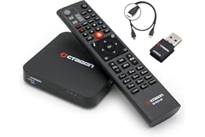 Octagon SX988 + 300Mbit WiFi Stick + HM-SAT HDMI Kabel, 4K UHD Smart TV Streaming Box mit 2 Betriebssystemen: Define OS + E2 Linux, Sat IP Receiver, Mediathek, YouTube, Internet Radio, Multiboot