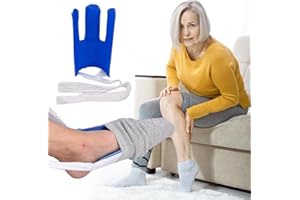 KARELLS Dispositivo di Aiuto per Calzini,Ccalzacalze Ausilio,Sock Aid,Aiuta a Indossa Calzini,Infila Calze,Infila Calzini,Infila Calze per Anziani,per Anziani,Incinte,Disabili,Senza Chinarsi (Blu scuro)