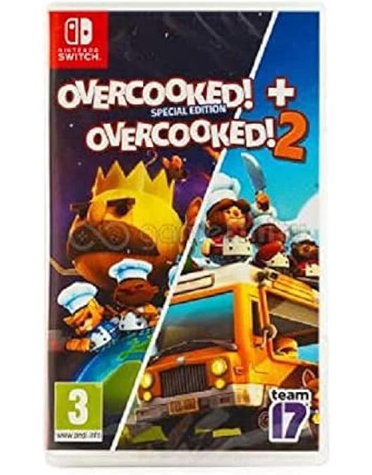 OVERCOOKED + OVERCOOKED! 2 Double Pack (Nintendo Switch