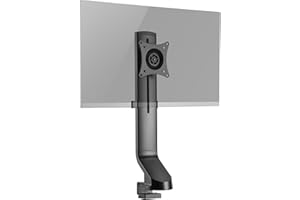 RICOO Supporto monitor scrivania TS2011 Girevole Inclinabile Schermi 17-27" (43-69 cm) Stand schermo PC Staffa universale VESA 75 x 75 100 x 100