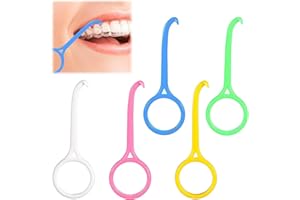 ZOVATOR Invisible Tooth Removal,5 PCS Teeth Retainers Remover Retainer Removal Tool Aligner Chewies Removal Tool Kit Compatible with Invisalign Hook Braces Tooth Hook for Oral Care (A)