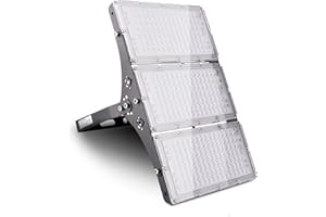 SOLIKU 300W Proyector LED Floodlight 24000lm Focos LED Exterior para patio Impermeable IP66 3000K Blanco Cálido, Reflector LED para Patio Garaje Taller