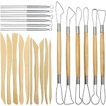 Set Di 10 Strumenti Per Scultura In Argilla E Silicone, Punta A Doppia Estremità E Pennelli, Per Modellismo, Ceramica, Nail Art E Fai Da Te