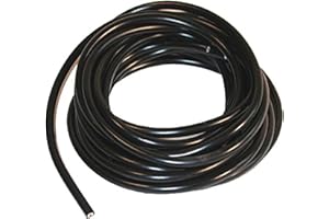 Greenstar 4913 Fil de bougie d'allumage adaptable 2 m ø 5 mm, Noir