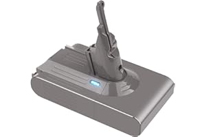 ASUNCELL Sostituzione batteria V8 4500mAh Dyson V8 214730-01 Batteria agli ioni di litio per Dyson V8 Absolute Fluffy Animal SV10 Batteria per aspirapolvere portatile senza fili